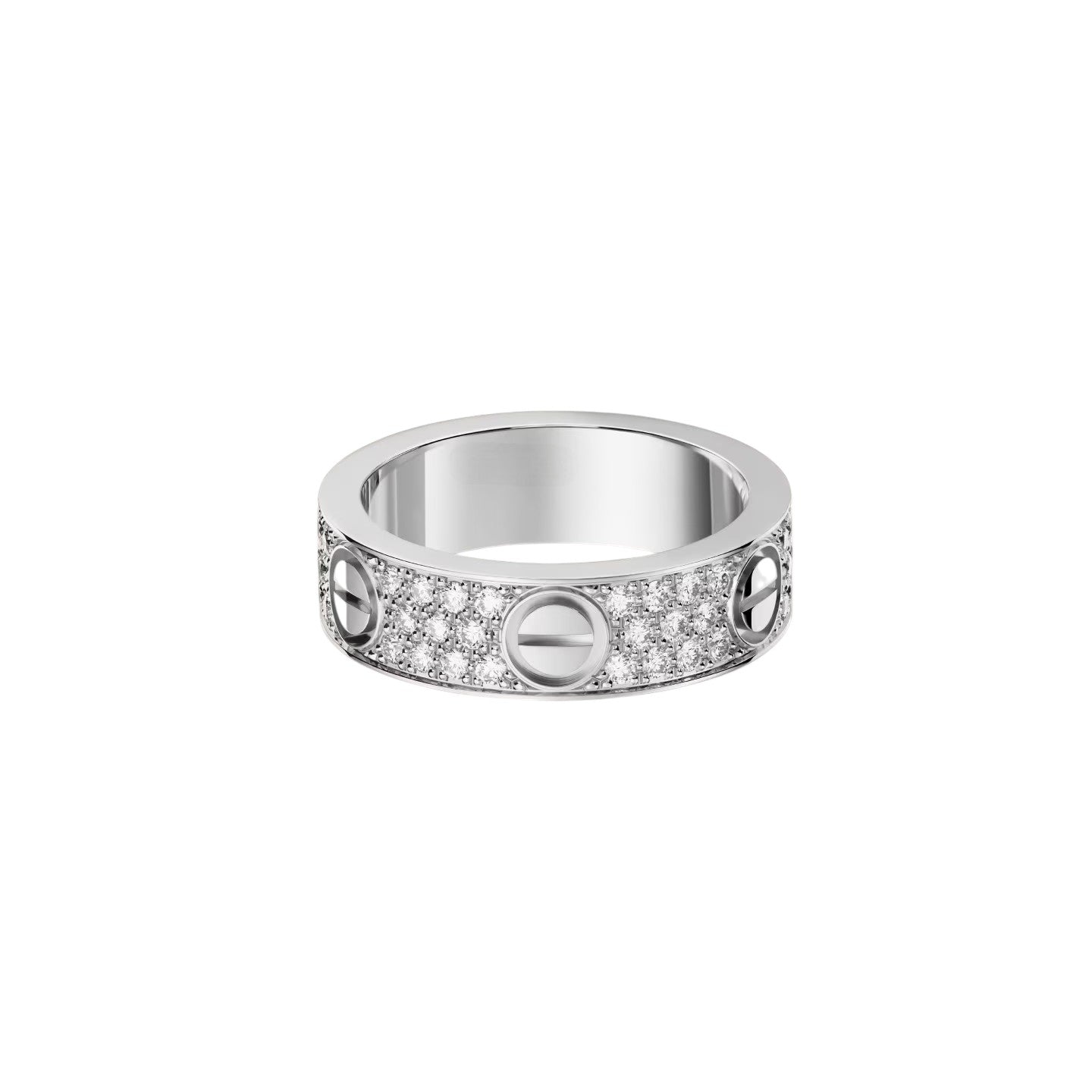 [Favorite]LOVE 5.5MM FULL-PAVÉ DIAMOND RING