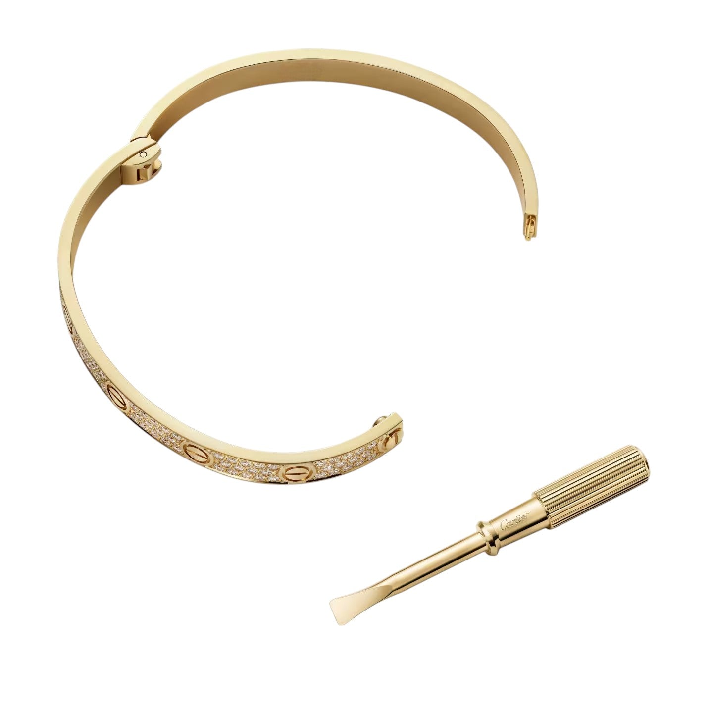 [Favorite]CLASSIC 6.1MM LOVE BANGLE - FULL PAVÉ