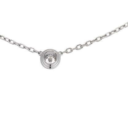 [Favorite]LOVE SCREW PENDANT SINGLE DIAMOND NECKLACE