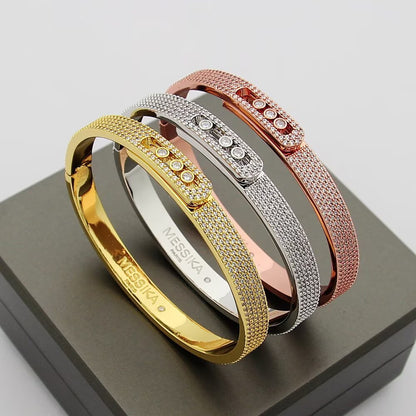 [Favorite]MOVE NOA FULL-PAVÉ DIAMOND BANGLE BRACELET
