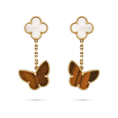 [Favorit]KLEE DOPPEL-MOTIV STATEMENT-OHRRINGE - DOUBLE-CHARM KOLLEKTION