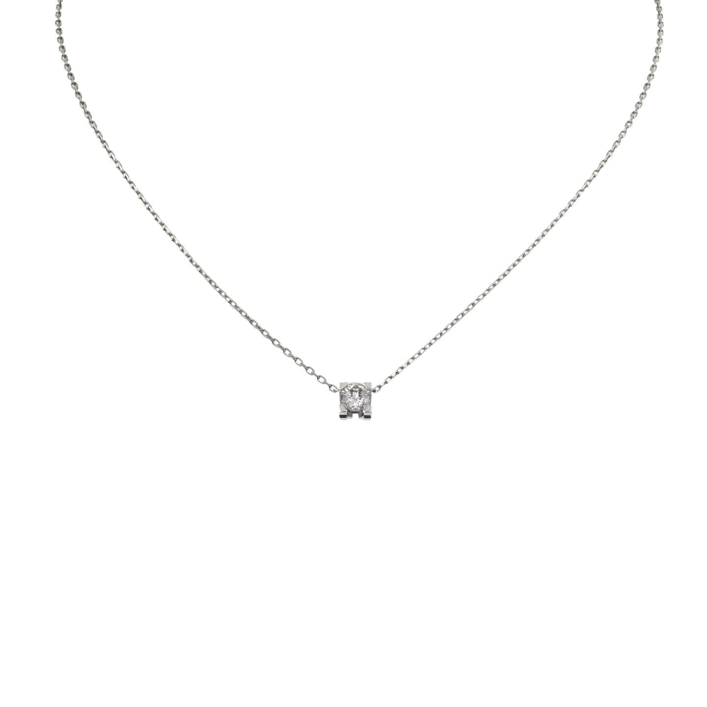 [Favorite]C DE PENDANT DIAMOND NECKLACE