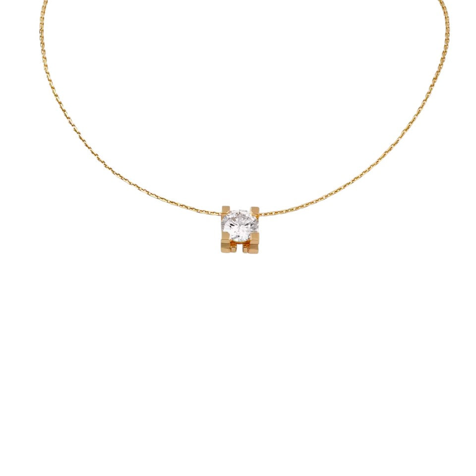 [Favorite]C DE PENDANT DIAMOND NECKLACE