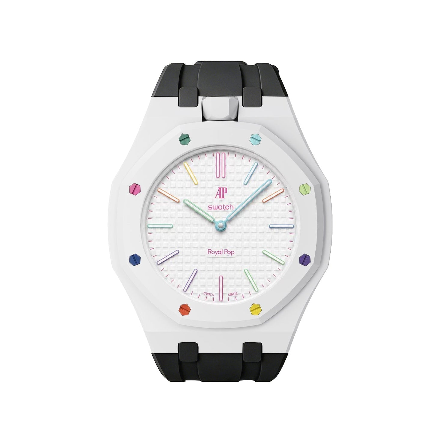 [Favorite]Royal Oak Pop Exclusive Bioceramic Case & Silicone Strap Mix Color