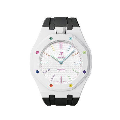 [Favorite]Royal Oak Pop Exclusive Bioceramic Case & Silicone Strap Mix Color