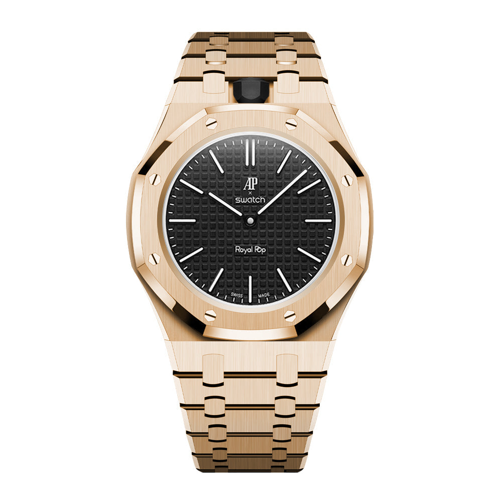 Royal Oak Pop Exklusives Stahlgehäuse & Armband Uhrband mit vollständiger Einfassung