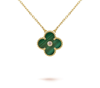 [Favorite]LIMITED EDITION CHRISTMAS CLOVER FLOWER NECKLACE - 15MM ANNUAL COLLECTIBLE PENDANT