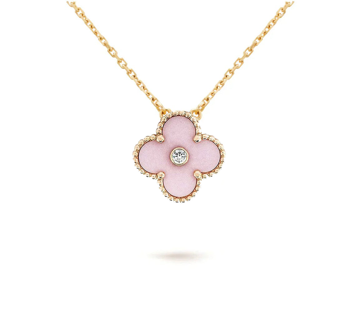 [Favorite]LIMITED EDITION CHRISTMAS CLOVER FLOWER NECKLACE - 15MM ANNUAL COLLECTIBLE PENDANT