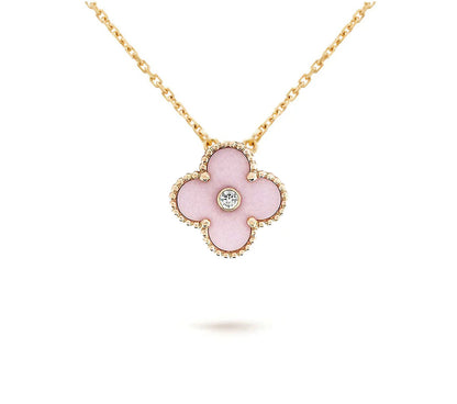 [Favorite]LIMITED EDITION CHRISTMAS CLOVER FLOWER NECKLACE - 15MM ANNUAL COLLECTIBLE PENDANT