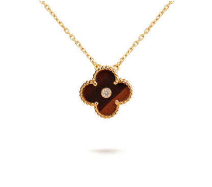 [Favorite]LIMITED EDITION CHRISTMAS CLOVER FLOWER NECKLACE - 15MM ANNUAL COLLECTIBLE PENDANT