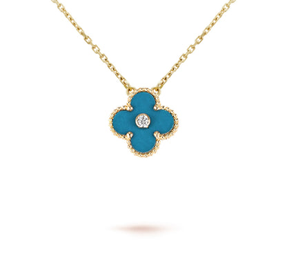 [Favorite]LIMITED EDITION CHRISTMAS CLOVER FLOWER NECKLACE - 15MM ANNUAL COLLECTIBLE PENDANT