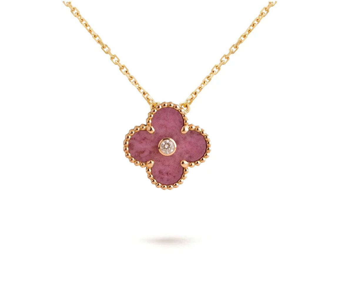[Favorite]LIMITED EDITION CHRISTMAS CLOVER FLOWER NECKLACE - 15MM ANNUAL COLLECTIBLE PENDANT