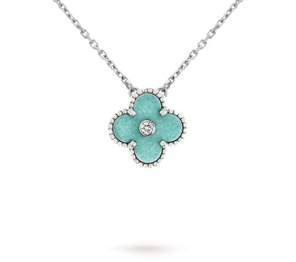[Favorite]LIMITED EDITION CHRISTMAS CLOVER FLOWER NECKLACE - 15MM ANNUAL COLLECTIBLE PENDANT