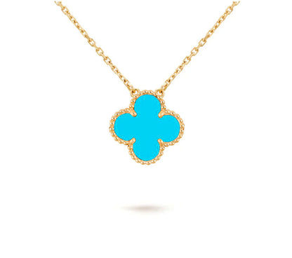 [Favorite]15MM CLOVER FLOWER PENDANT NECKLACE COLLECTION