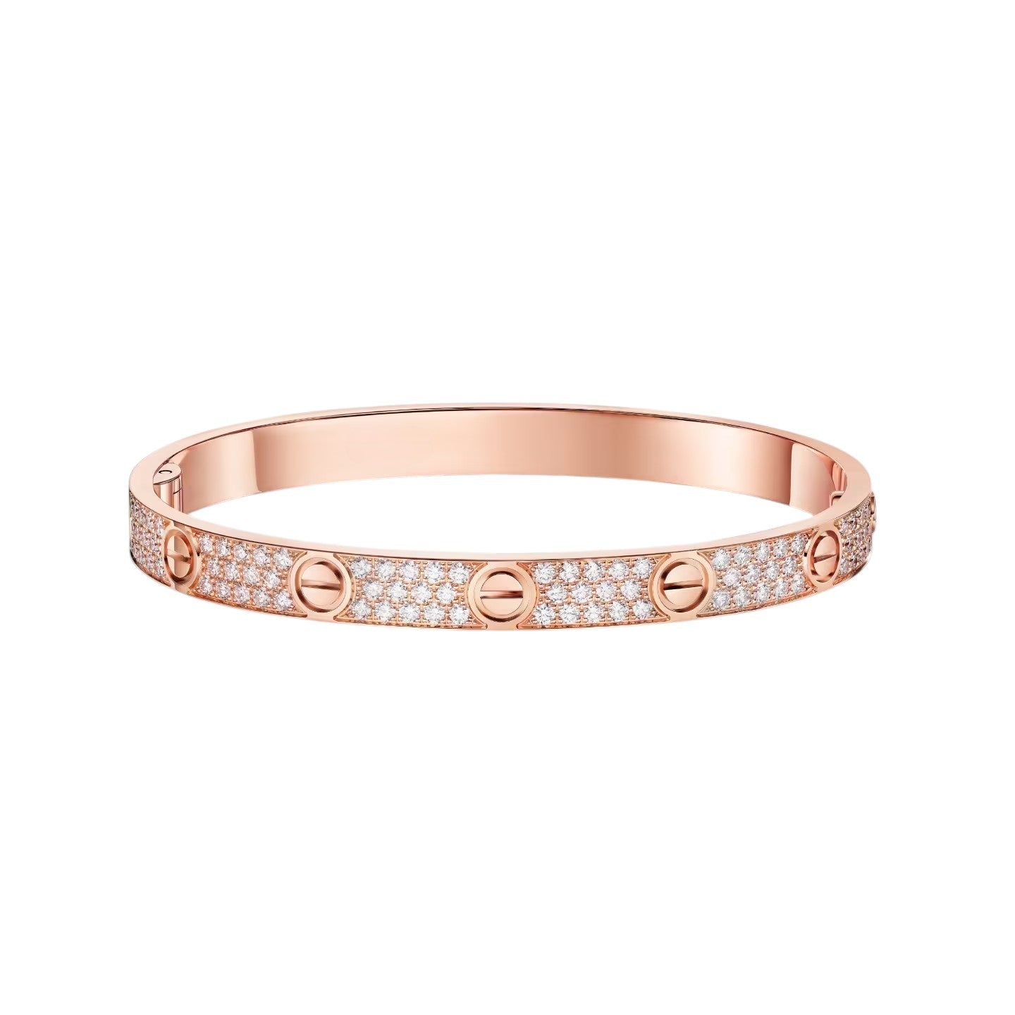 [Favorite]CLASSIC 6.1MM LOVE BANGLE - FULL PAVÉ