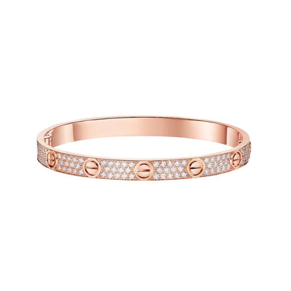 [Favorite]CLASSIC 6.1MM LOVE BANGLE - FULL PAVÉ