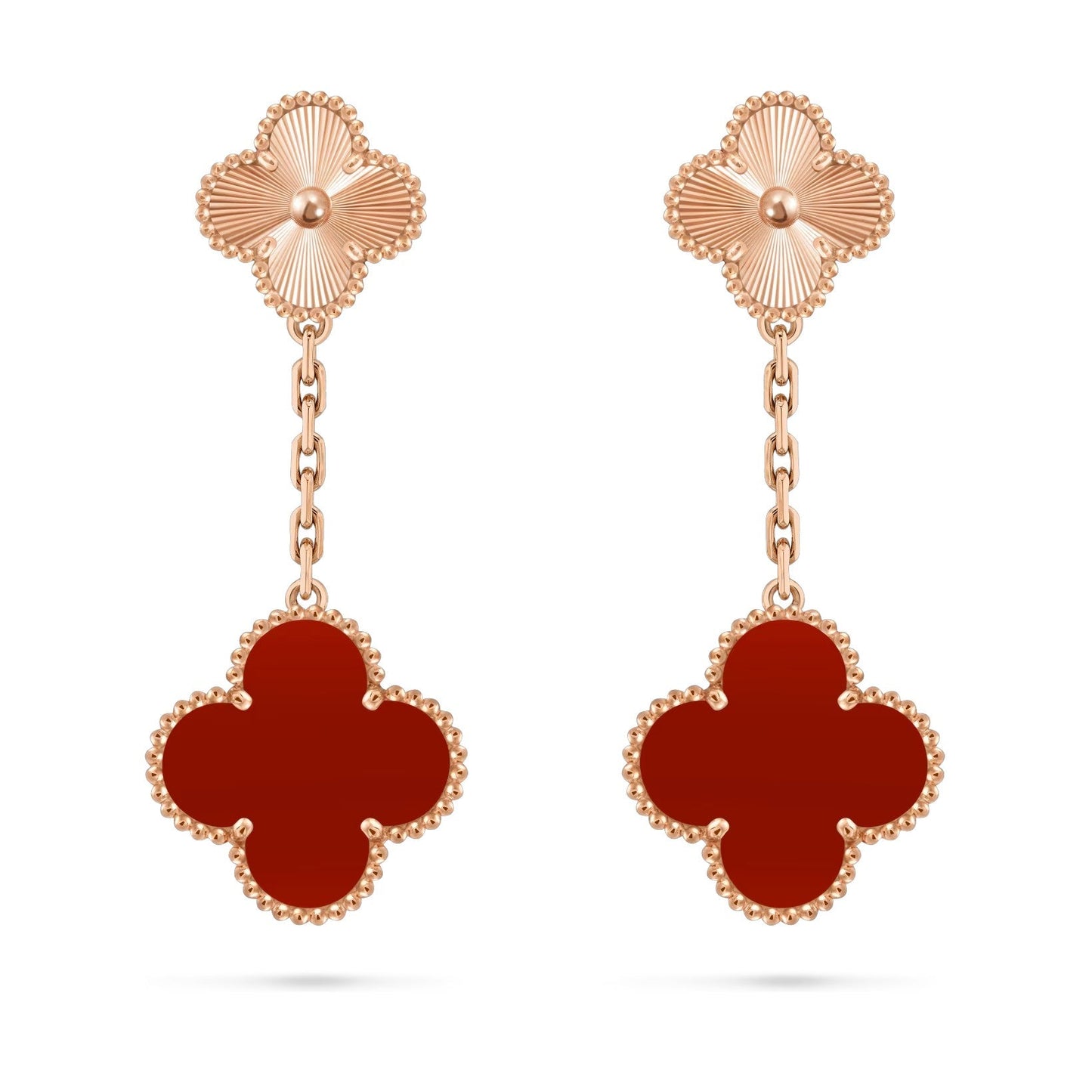 [Favorit]KLEE DOPPEL-MOTIV STATEMENT-OHRRINGE - DOUBLE-CHARM KOLLEKTION