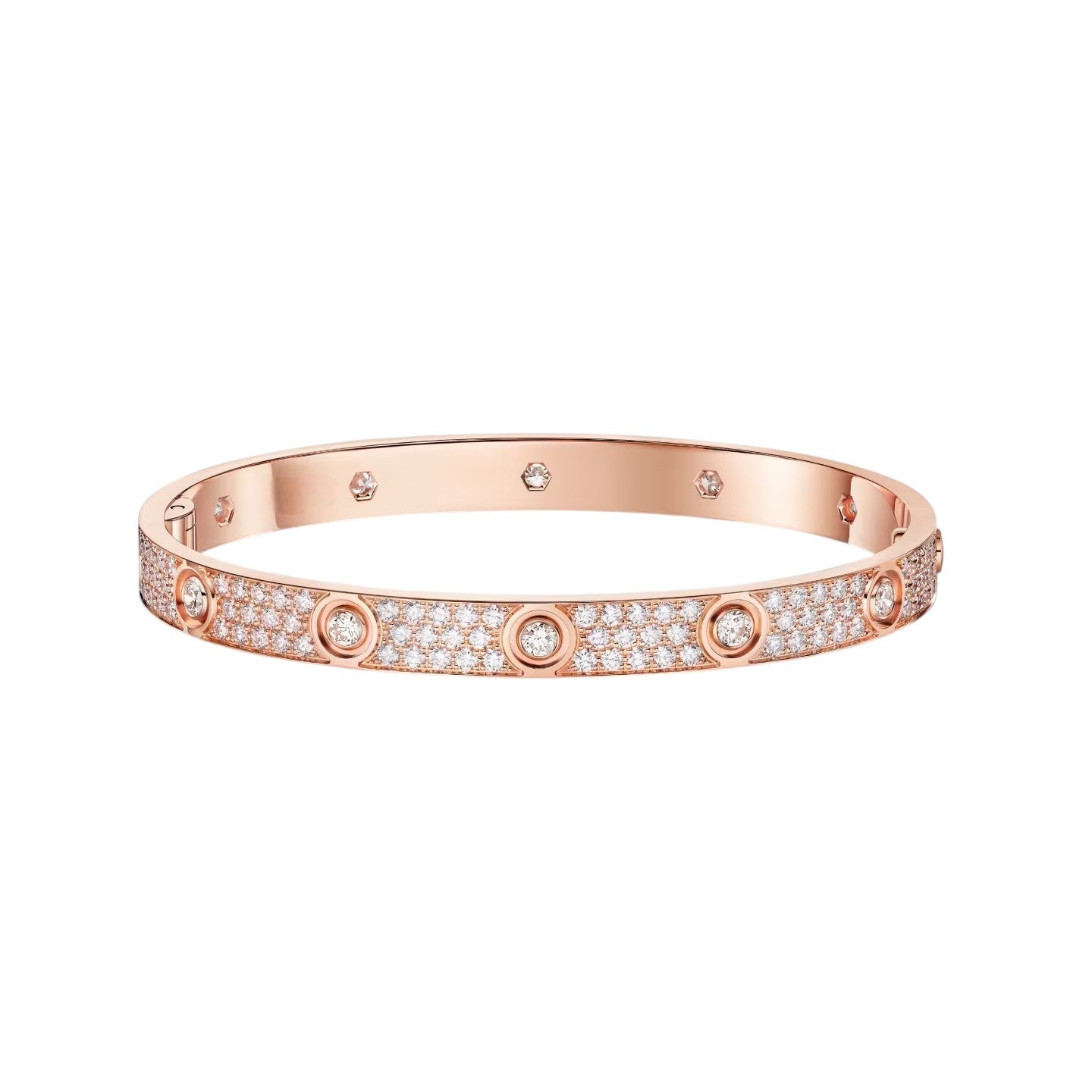 [Favorite]CLASSIC 6.1MM LOVE BANGLE - 10-DIAMOND FULL PAVÉ