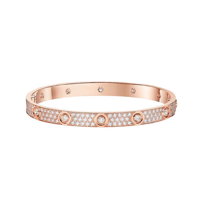 [Favorite]CLASSIC 6.1MM LOVE BANGLE - 10-DIAMOND FULL PAVÉ