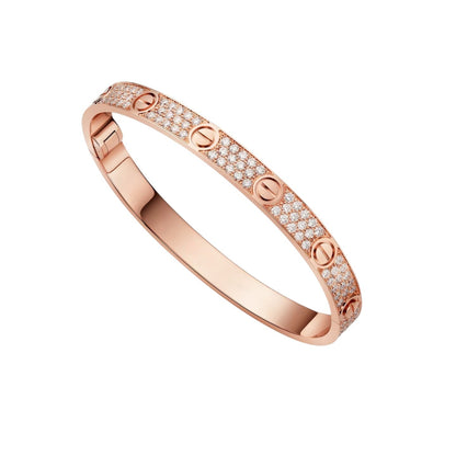 [Favorite]CLASSIC 6.1MM LOVE BANGLE - FULL PAVÉ