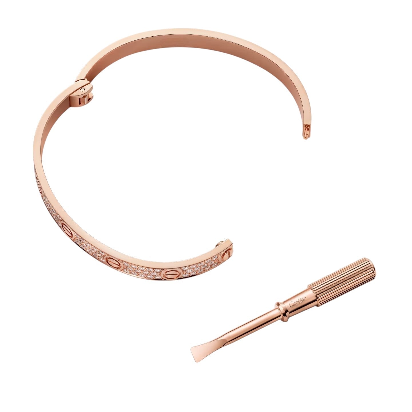 [Favorite]CLASSIC 6.1MM LOVE BANGLE - FULL PAVÉ