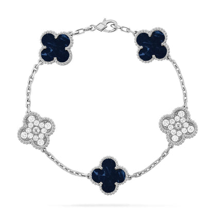 [Favorite]LUCKY CLOVER 5-MOTIF BRACELET - PIETERSITE COLLECTION