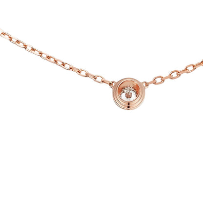 [Favorite]LOVE SCREW PENDANT SINGLE DIAMOND NECKLACE