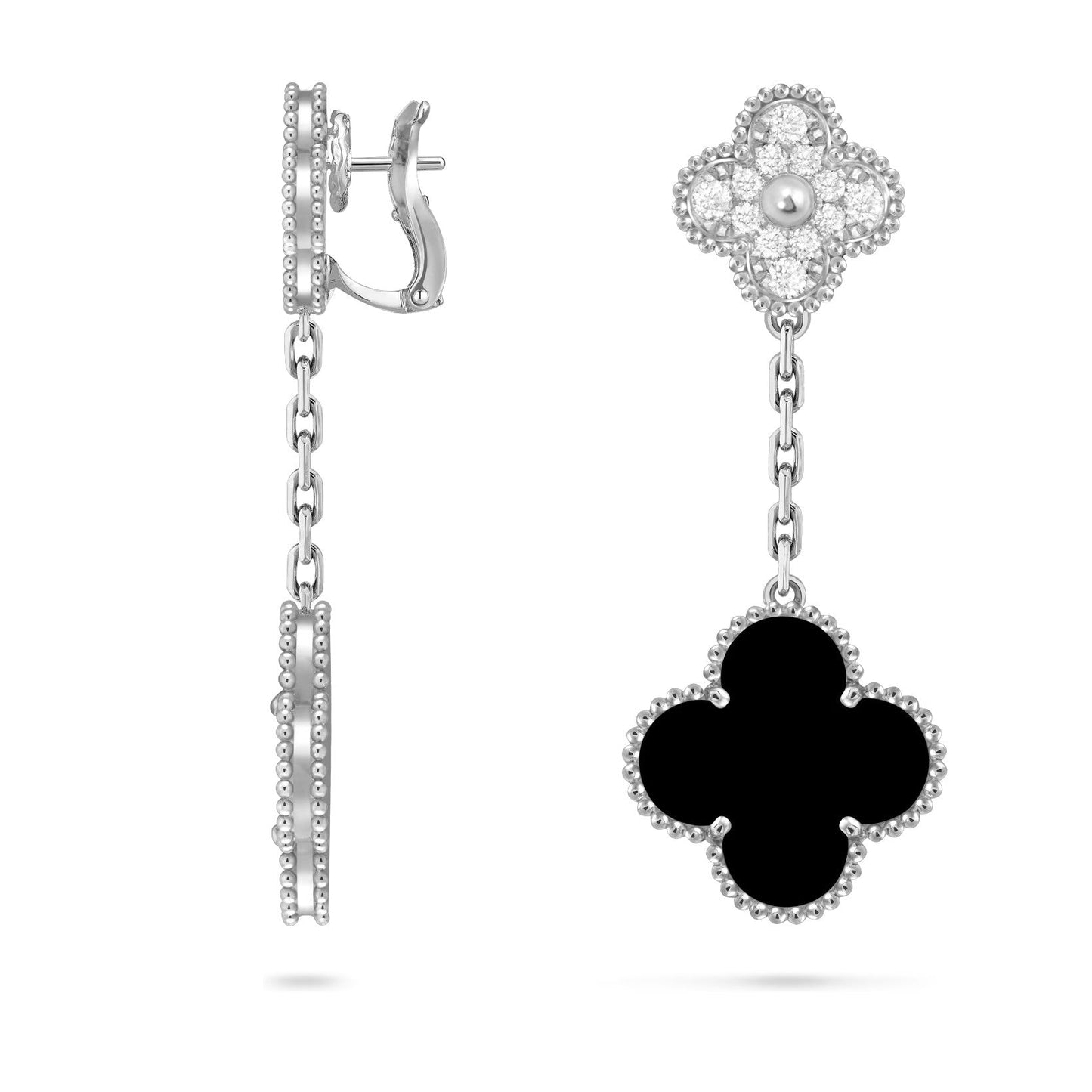 [Favorit]KLEE DOPPEL-MOTIV STATEMENT-OHRRINGE - DOUBLE-CHARM KOLLEKTION