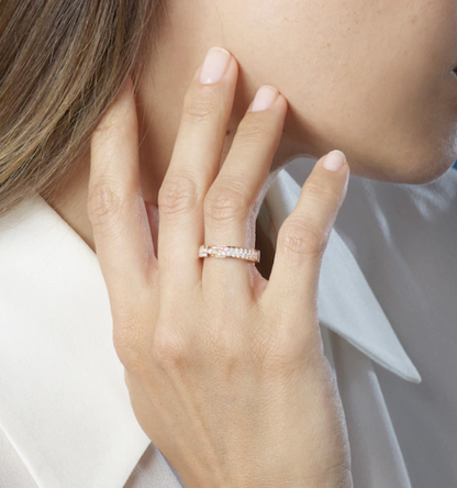 [Favorite]ALLIANCE PAVÉ-DIAMANT 4MM-RING VIDENCE
