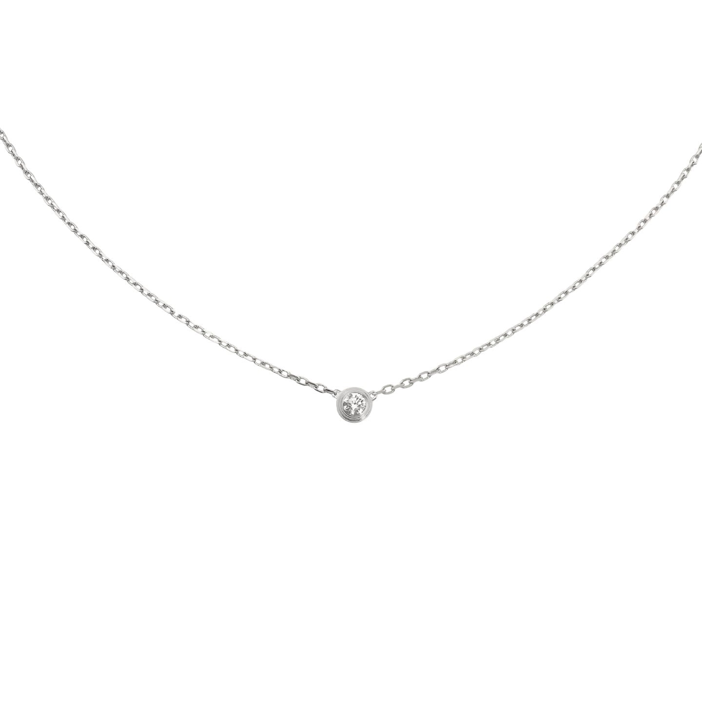 [Favorite]LOVE SCREW PENDANT SINGLE DIAMOND NECKLACE