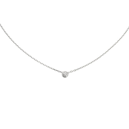 [Favorite]LOVE SCREW PENDANT SINGLE DIAMOND NECKLACE