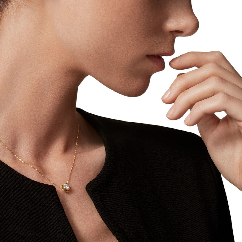 [Favorite]C DE PENDANT DIAMOND NECKLACE