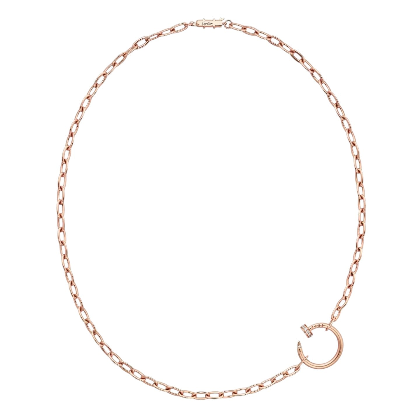 [Favorite]CLOU DIAMOND NAIL PENDANT NECKLACE