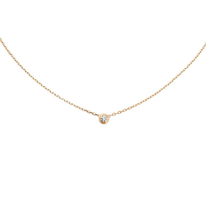 [Favorite]LOVE SCREW PENDANT SINGLE DIAMOND NECKLACE