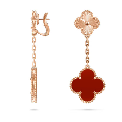 [Favorit]KLEE DOPPEL-MOTIV STATEMENT-OHRRINGE - DOUBLE-CHARM KOLLEKTION