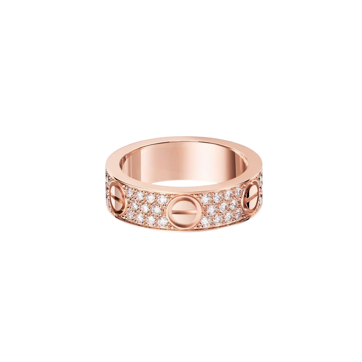 [Favorite]LOVE 5.5MM FULL-PAVÉ DIAMOND RING