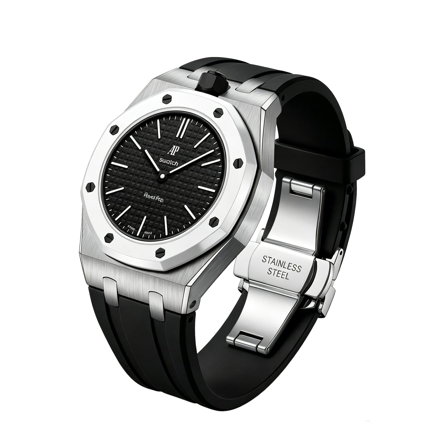 [Favorite]Royal Oak Pop Exclusive Steel Case & Silicone Strap With Cradle