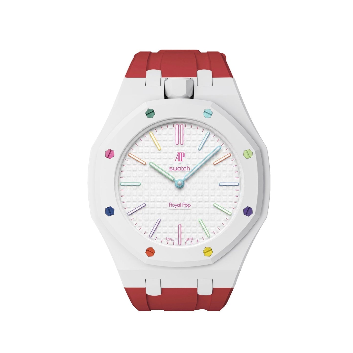 [Favorite]Royal Oak Pop Exclusive Bioceramic Case & Silicone Strap Mix Color