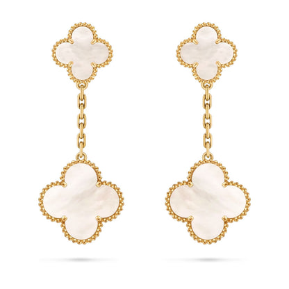 [Favorit]KLEE DOPPEL-MOTIV STATEMENT-OHRRINGE - DOUBLE-CHARM KOLLEKTION