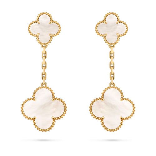 [Favorit]KLEE DOPPEL-MOTIV STATEMENT-OHRRINGE - DOUBLE-CHARM KOLLEKTION