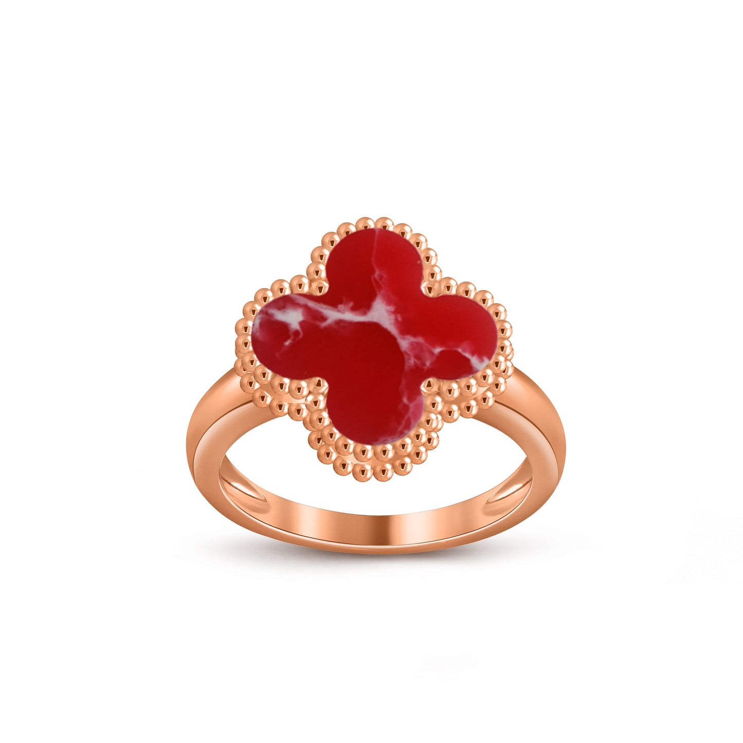 [Favorite]LUCKY CLOVER VINTAGE ROSE GOLD RING COLLECTION
