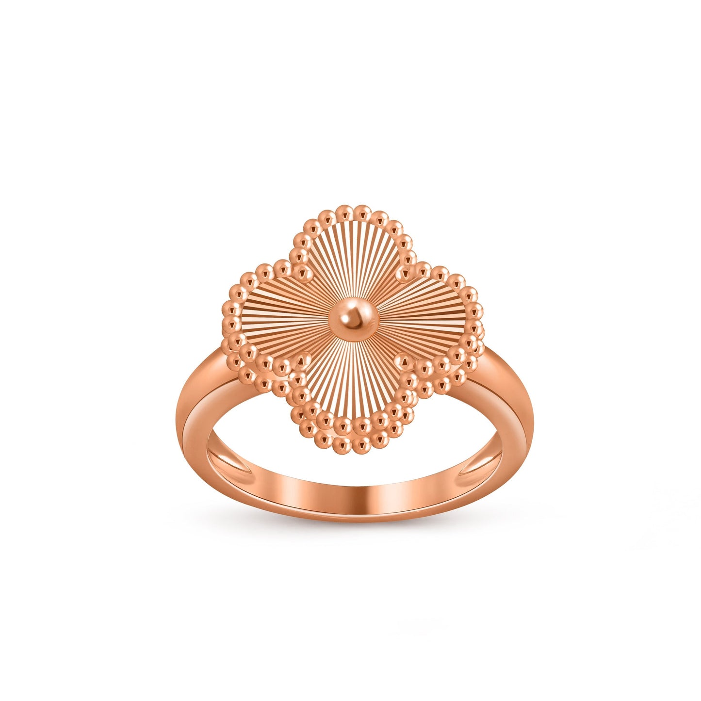 [Favorite]LUCKY CLOVER VINTAGE ROSE GOLD RING COLLECTION