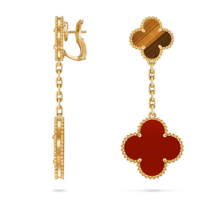 [Favorit]KLEE DOPPEL-MOTIV STATEMENT-OHRRINGE - DOUBLE-CHARM KOLLEKTION