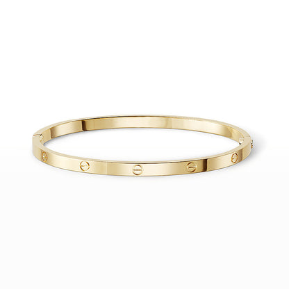 [Favorite]LOVE 3.65MM SMALL MODEL BANGLE