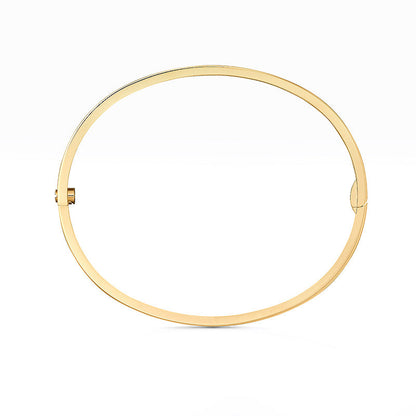 [Favorite]LOVE 3.65MM SMALL MODEL BANGLE - 6-DIAMOND