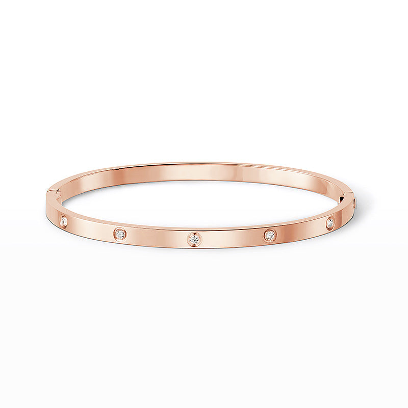 [Favorite]LOVE 3.65MM SMALL MODEL BANGLE - 10-DIAMOND