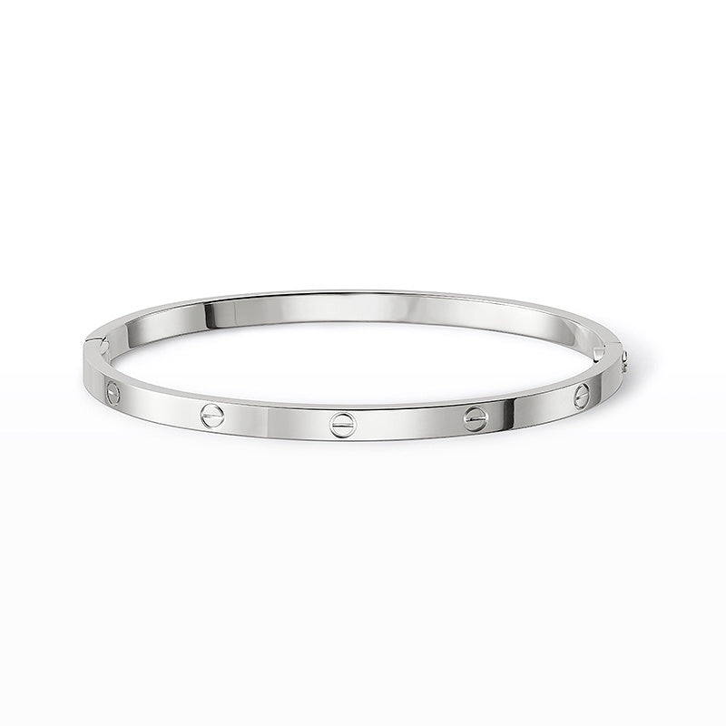[Favorite]LOVE 3.65MM SMALL MODEL BANGLE