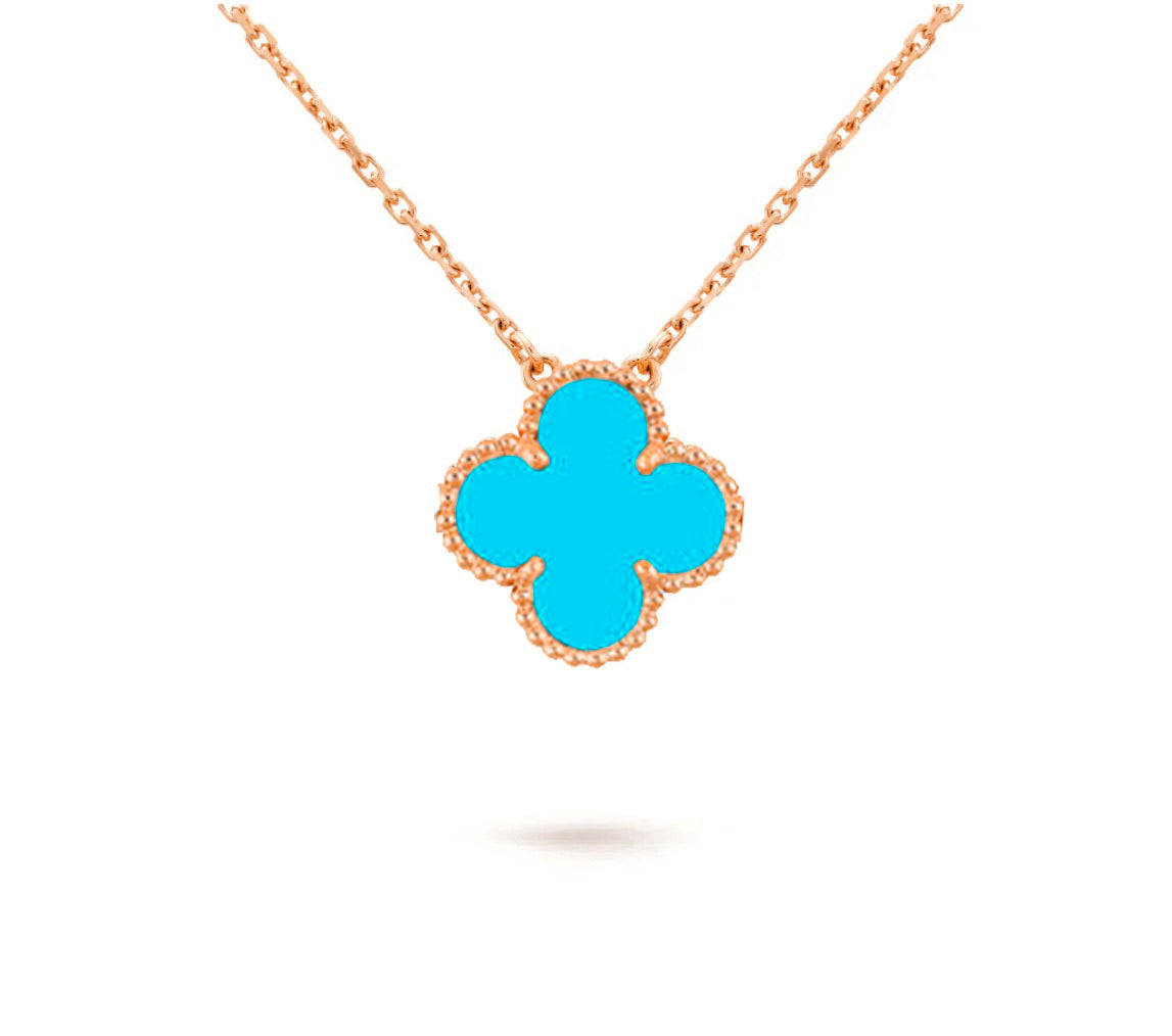 [Favorite]15MM CLOVER FLOWER PENDANT NECKLACE COLLECTION