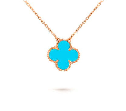 [Favorite]15MM CLOVER FLOWER PENDANT NECKLACE COLLECTION