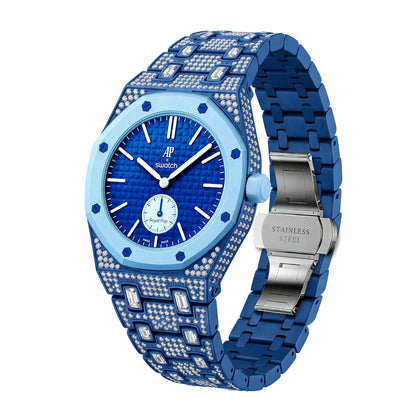 [Favorite]Royal Oak Pop Exclusive Bioceramic Case & Bioceramic Strap Full Diamond